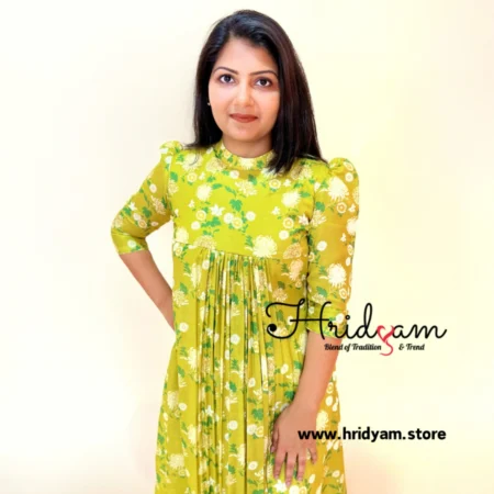 Cotton voil print top